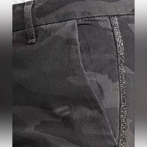 Sundry For Anthropologie Camo Le Soleil Pants Womens Sz 27 Crystal Stripe $198 - Picture 3 of 16